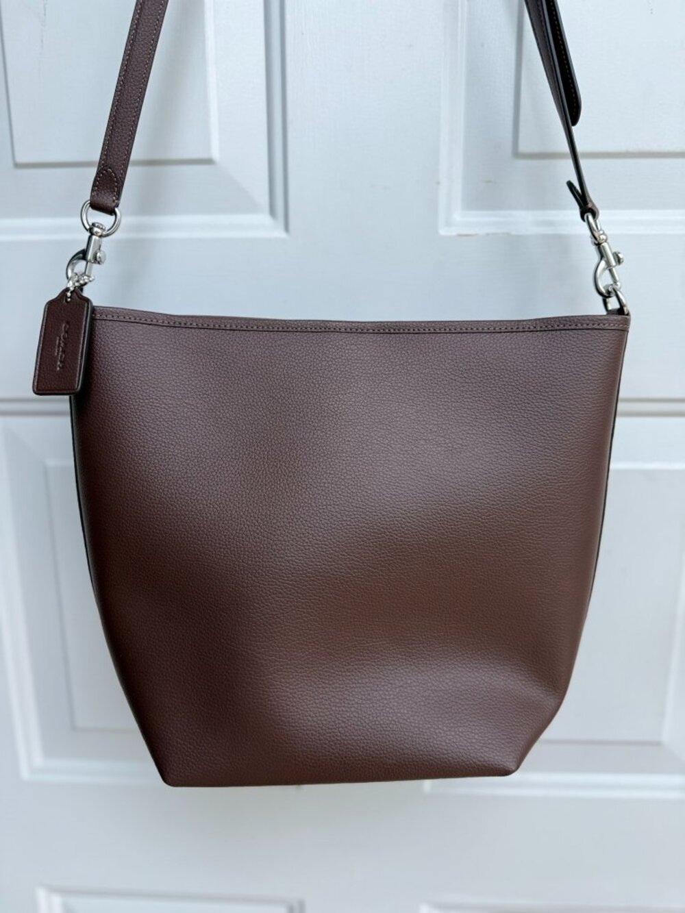 Coach Brown Leather Hobo Bag - Picture 5 of 11